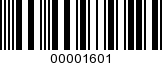 Barcode Image 00001601