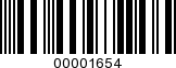 Barcode Image 00001654