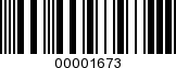 Barcode Image 00001673