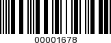 Barcode Image 00001678