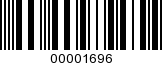 Barcode Image 00001696