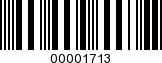 Barcode Image 00001713