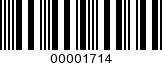 Barcode Image 00001714