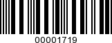 Barcode Image 00001719