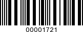 Barcode Image 00001721