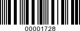 Barcode Image 00001728