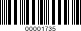 Barcode Image 00001735