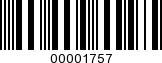 Barcode Image 00001757