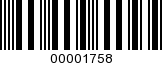 Barcode Image 00001758
