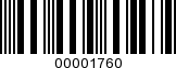 Barcode Image 00001760
