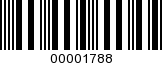Barcode Image 00001788