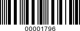 Barcode Image 00001796