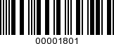 Barcode Image 00001801