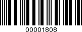 Barcode Image 00001808