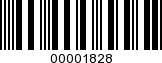Barcode Image 00001828