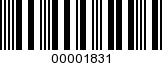 Barcode Image 00001831