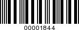Barcode Image 00001844