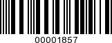 Barcode Image 00001857