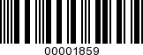 Barcode Image 00001859