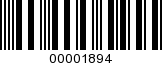 Barcode Image 00001894