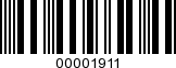 Barcode Image 00001911