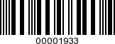 Barcode Image 00001933