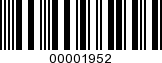 Barcode Image 00001952