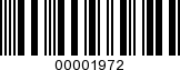 Barcode Image 00001972