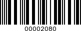 Barcode Image 00002080