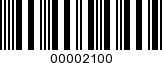 Barcode Image 00002100