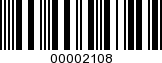 Barcode Image 00002108