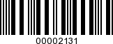 Barcode Image 00002131