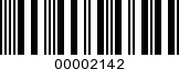 Barcode Image 00002142