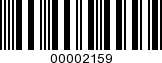 Barcode Image 00002159