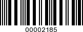Barcode Image 00002185