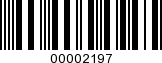 Barcode Image 00002197