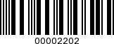 Barcode Image 00002202