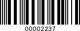Barcode Image 00002237