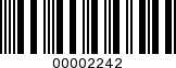Barcode Image 00002242