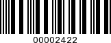 Barcode Image 00002422