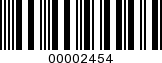 Barcode Image 00002454