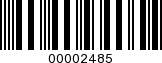 Barcode Image 00002485