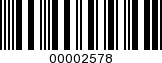 Barcode Image 00002578