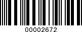 Barcode Image 00002672