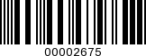 Barcode Image 00002675