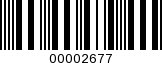 Barcode Image 00002677