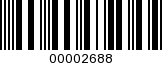 Barcode Image 00002688