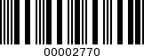 Barcode Image 00002770