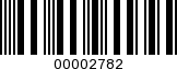 Barcode Image 00002782