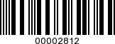 Barcode Image 00002812